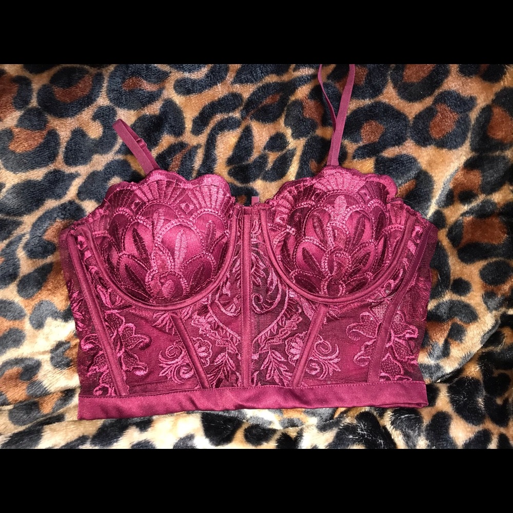 Charlotte Russe Bustier Crop Top